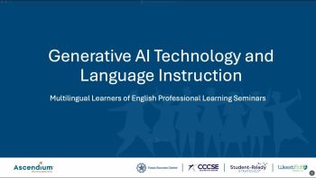 Generative AI Technology and Language Instruction