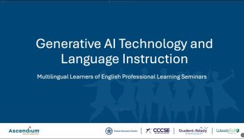 Generative AI Technology and Language Instruction